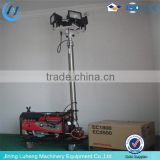 Gasoline engine mobile light tower with 4 x 1000w lamps skype:sunnylh3