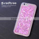 Colorful Waterproof Clear TPU Flow Liquid Phone Case for Iphone 6 6s 7