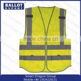 China Factory Wholesale Mesh Polyester Fluorescent Fabrics Reflective Safety Vest