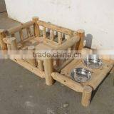 Outdoor Wooden Dog Bed thumbnail-4