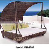 Wicker Garden Patio Rattan Outdoor Leisure Daybed thumbnail-1
