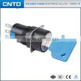 CNTD New China Products For Sale Push Button Switch Double Pole Round Key Knob