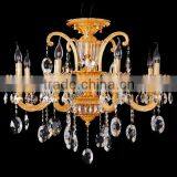 Fashion Design Wrought Iron Chandeliers Nordic Crystal Pendant Light CZ5008/8 thumbnail-1