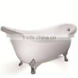 150cm Skirt Panel Massage Bathtub With Carving Square Shape B25515W-1WT1 thumbnail-2
