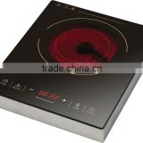 2000W Stainless steel housing touch control electric infrared cooker