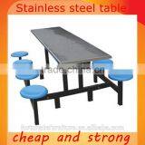 Fast Food Shops and School Canteens 8 Person Dining Table and Stool thumbnail-1
