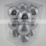 Silver Cheap Plastic Christmas Ball on Sale thumbnail-1