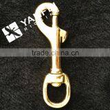 Solid Brass Swivel Eye Bolt Snap Hook thumbnail-3