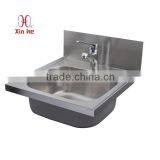 NSF Stainless Steel Hand Sink, Wall Mounted Stainless Steel Hand Wash Sink for Commercial Kitchen thumbnail-2
