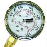 pressure gauge with bottom connection(liquid pressure gauge)