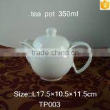 Unique Shape Small Size 350ml Bone Chine Tea Pot thumbnail-1