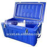 90 QT Roto-molded ice box, Ice Chest in blue color
