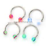 Charming Magnetic Unique Cheap Lip Rings Studs Nose Rings Eyebrow Rings CBR Body Piercing Jewelry thumbnail-1