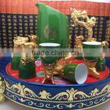 [Factory Direct Sales]Twelve Animal Zodiac Green Color Ceramic Wine Cup thumbnail-4