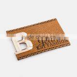 Personalized Metal Logo Fashion Style Embroidery Patch for Hats Embossed Fake Leather Patch thumbnail-2