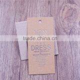 Fashion Custom Brown Luggage Paper Hang Tags With Gold Foil Logo thumbnail-4