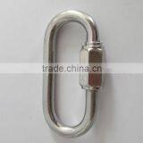 Stainless Steel Hook Carabiner Keychain Camping Hiking thumbnail-1