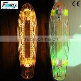 Fasy Cheapest Durable Plastic PC Skateboard thumbnail-1