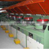 Flux cored welding wire drawing machine with stable operation