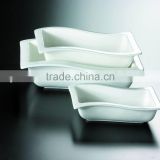 H3142 chaozhou factory super white hotel bakeware plate