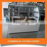 Curved Glass Door Arch Shape Commercial Display Cake Refrigerator Showcase Bakery Cake Display Chiller thumbnail-2