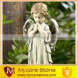 Pretty Praying Little Angel Stone Statues, Angel Stone Sculpture thumbnail-2