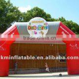 Inflatable Advertising Promotional Arch With Billboard