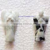 Pretty Rainbow Moonstone 2INCH Angels | Metaphysical Gemstone Angels - Prime Exports thumbnail-1