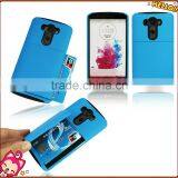 Good Quality For LG G3 Case,tpu+pc Case for LG G3 ,screen Protector and Case 2in 1