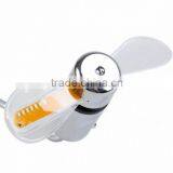USB LED Clock Fan / Fan Clock With LED Light / Led Message Usb Fan thumbnail-5