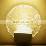 Mordern Design Multiple Shapes Customized Pattern Acrylic Material LED Lights Wholesale thumbnail-3