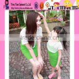 Fashion Polka Dot Pattern Family Clothing Factory Selling Boutique Shop Hot Mommy And Me Dress thumbnail-2