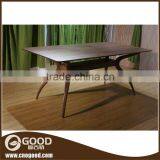 Folding Table Stackable Chair Rubber Wood Chair and Table Set thumbnail-5