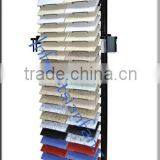 SR502 Metal Free Standing Tile Display Stands With Wheels for Neolith Tiles