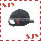 Praying Hand and Rose Flower Emroidered Low Profile Distressed Baseball Caps thumbnail-2