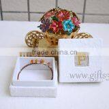 Hot Sale Jewelry Box Wedding Gift Jewelry Box With Beaded Name Plate of P thumbnail-2