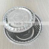 Recyclable Aluminum Foil Lunch Box With Foil Lids, Round Salad Container Takeaway thumbnail-2