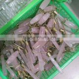 wholesale natural clear/rose crystal wand messager