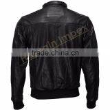 Black Leather Jacket for Men's thumbnail-2