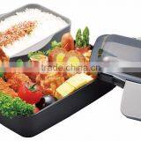 PRANZO Dome Two-tiered Lunchbox 850ml Black Kitchen Plastic thumbnail-2