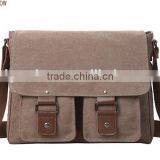 Made in China High Quality Men's Vintage Canvas Messenger Shoulder Bag Crossbody Sling School Bags Satchel thumbnail-3