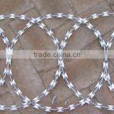 Prison Usage Concertina Wire With Clips High Security Razor Blade Wire Mesh