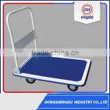 Utility Hand Flat Panel Tool Cart Iron Mesh Deck Wagon