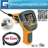 2.4" Video Inspection Waterproof Camera Endoscope Snake Borescope 360 Rotation 4 Meter (1M + 3M) Cable 10mm Diameter thumbnail-1