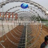 Concertina barbed wire,concertina wire fence (factory)