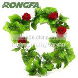 Decorating Flowers Double Ring Heart Shape Metal Wire Frames thumbnail-2