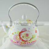 ENAMEL KETTLE MELON SHAPE DECOR thumbnail-5