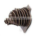 Wall Hanging Wood Crafts Bear Head Decoration thumbnail-2