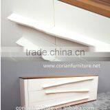 Stylish Design Solid Wood Acrylic Solid Surface Corian Home Hotel Side Cabinet thumbnail-1