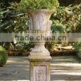Hot Sale Cast Iron Metal Garden Flower Pot Urn Planter thumbnail-1